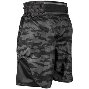 Shorts de MMA pour hommes, camouflage noir, polyester respirant, vêtements de sport, coupe classique, arts martiaux mixtes, écologiques - Product Image 2