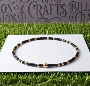 Bracelet de luxe délicat en perles de verre, fait main, multicolore, mini perles empilables, style bohème, cadeau pour femme, bijoux - Product Image 2