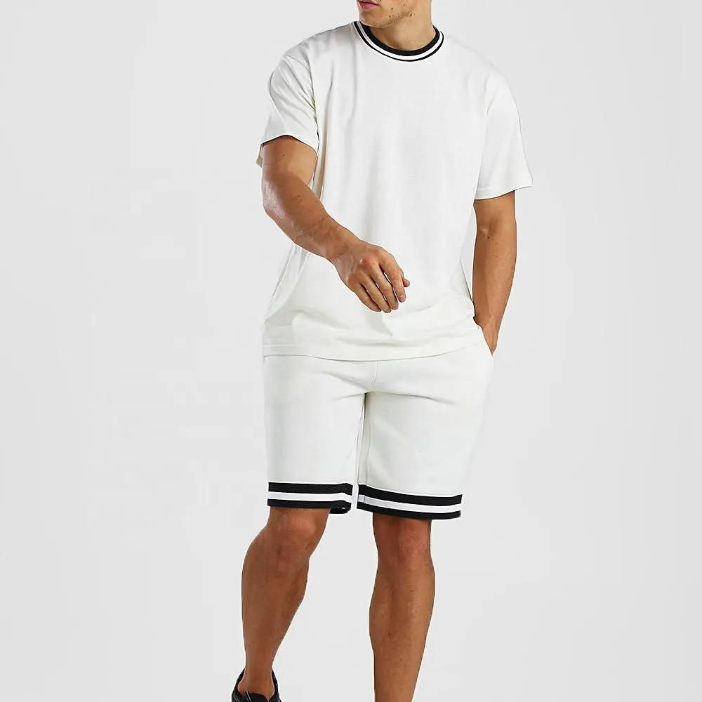 Premium-Qualität besten Look tragen Herren OEM benutzer definierte Sommer Shorts Sets Großhandel günstigen Preis schlichte atmungsaktive Twin-Sets