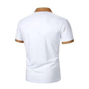 Camisetas de verano para hombre para exteriores, camiseta Polo transpirable de secado rápido, polos de microfibra de algodón 100% para hombre con logotipo personalizado - Product Image 3