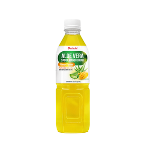 Boisson aux fruits tropicaux aromatisée à l'aloe vera, purée faible en gras, saine, bouteille de 330 ml, boisson naturelle à la pulpe d'aloe vera, rafraîchissement quotidien, 80% d'aloe vera - Product Image 1