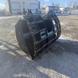 รถตักล้อยาง102 Hi VIS ถัง Grapple Bucket ก่อสร้างที่แนบมากับงานหนัก - Product Image 1