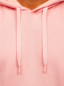 Sweat-shirt à capuche rose pour homme Infexion Sports, coupe classique, en polaire, avec logo imprimé sur le devant, vêtement décontracté pour l'automne - Product Image 3