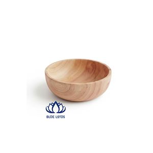Bol à fruits et à collations personnalisé en bambou naturel, design vintage, écologique, pressé à haute température, pour restaurant, hôtel, usage domestique - Product Image 1