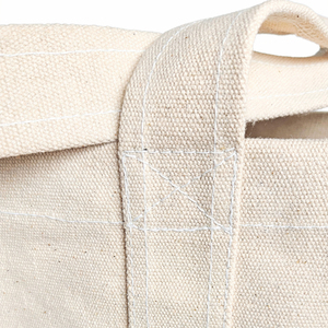 Bolsa de Lona OEM Extra Grande con Cierre de Cremallera, Diseño de Letras, Asa para Hombro y Bolsillo Frontal para Uso Diario - Product Image 4