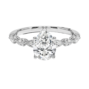 Stylish White Silver <b>Crystal</b> <b>Ring</b> for Women Engagement Wedding Anniversary Romantic Jewelry - Product Image 2