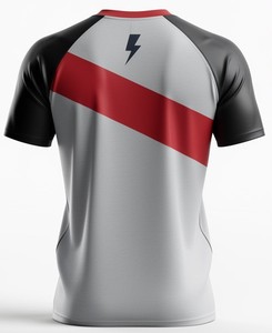 เสื้อยืดกีฬาผู้ชายแบบสั่งทำพิเศษ ป้องกันรอยยับ ระบายอากาศได้ดี พิมพ์ลายแบบซับลิเมชั่น เนื้อผ้าฝ้าย 100% แห้งเร็ว ทรงบ็อกซี่ - Product Image 2
