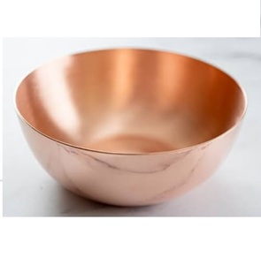 ชามผลไม้ดีไซน์เรียบง่าย ผลิตตามสั่ง งานแฮนด์เมด ชามโลหะสำหรับเสิร์ฟอาหารตกแต่งสวยงาม ราคาขายส่ง - Product Image 1
