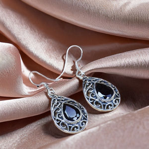 Lightweight Pear Cut Garnet Gemstone <b>Earrings</b> 925 Sterling Silver Handmade Jewelry <b>Fine</b> Design At Wholesale Price For Women Gift - Product Image 1