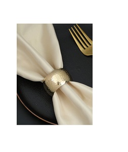 Chic Decorative Metal Napkin Ring Ideal For Fashion Forward Dining <b>Tables</b> Elegant Homes And Designer <b>Table</b> Decor Themes - Product Image 3
