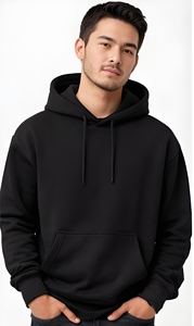Ultra Premium 350 GSM Hoodie <b>Thick</b> <b>Fleece</b> Oversized Fit Blank Streetwear Custom Print Hoodie Winter Bulk Manufacturer - Product Image 2