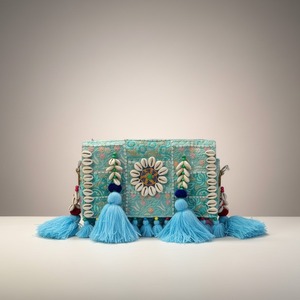 Bolsos de Tela con Bordado Banjara para Mujer, con Cierre de Candado, Correa Única, Alta Calidad, para Viajes y Uso al Aire Libre, Diseño Indio - Product Image 4