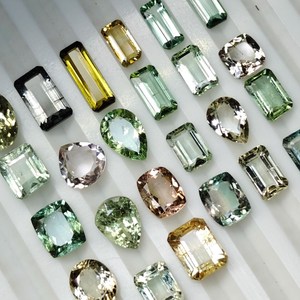 Gemas de Turmalina Natural Hasnain Gems, Piedras Preciosas Sueltas con Corte <span class=keywords><strong>Esmeralda</strong></span>, Formas Mixtas, Multicolor, Servicio de Muestras para Fabricación de Joyería, Venta al Por Mayor - Product Image 2