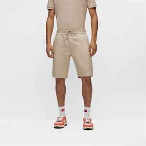 <b>Men</b> Hot Trendy Casual Modern Look Breathable Canvas Knitted Mid Waist Drawstring Closure Quick Dry Solid Summer <b>Shorts</b> - Product Image 5
