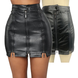 Red Genuine Leather <b>Long</b> <b>Skirt</b> Women's Vintage <b>Winter</b> Style Anti-Wrinkle Natural Waistline A-Line Design Customized Color Size - Product Image 6