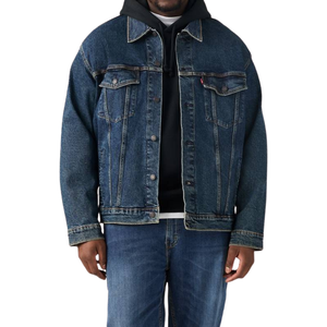 Chaqueta Vaquera Casual de Invierno para Hombre, Talla Grande, 100% Algodón, Transpirable, Personalizable, Muestra Gratuita, Venta al por Mayor, Mejor Calidad - Product Image 3