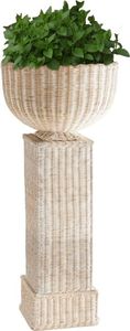 Luxury Modern Handwoven Rattan Pedestal <b>Vase</b> Stand Wedding Floral Display Eco-Friendly Rustic Decorative <b>Wicker</b> Floor <b>Vase</b> Event - Product Image 2