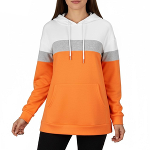 Sweat-shirts à capuche tricotés décontractés et respirants pour femmes, style Y2K, coupe oversize, couleur unie, épaules tombantes, collection hiver – Vente chaude - Product Image 1