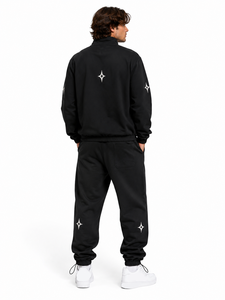 Factory Custom logo <b>Y2K</b> Graphics Pattern Men's Wind Resistant Training Suit Full Zipper Bomber jacket for men <b>Top</b> Jogger Pants - Product Image 2