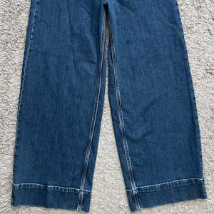 Jeans Anchos de Cintura Alta con Cordón Ajustable para Mujer, Estilo Casual y Urbano, Lavado Claro, Precio de Fábrica - Product Image 6
