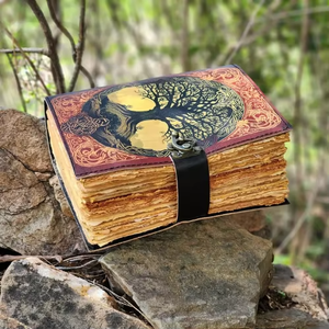 Diario de Cuero con Impresión UV de Papel Vintage Hecho a Mano, Cuaderno de Escritura, Diario Personal sin Rayas para Hombres y Mujeres - Product Image 2