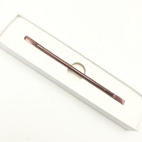 Pousse-cuticules double tête réutilisable en acier inoxydable de qualité supérieure Master Touch, logo et couleur personnalisés pour le nail art