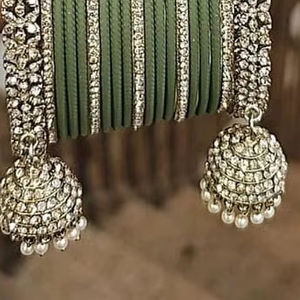 Latest Collection AA IMPEX Handmade Women Bridal Churiyan <b>Bangles</b> Pearl Trendy Geometric Design Customizable Colors & Sizes PK - Product Image 4