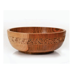 Tazón de Sopa de Madera Natural Ecológico, Hecho a Mano, Estilo Japonés, Tazón Redondo de Madera para Servir Ensaladas, Vajilla con Logotipo Personalizado, Tazones de Madera - Product Image 3