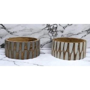Portavelas de madera de mango tallada estilo bohemio Jali para velas de té - Venta al por mayor - Product Image 3