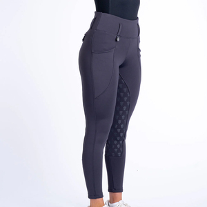 Customized Women's Winter Horse Riding Pants with side Pocket Full Seat Riding <b>Tights</b> Fleece <b>Lined</b> Equestrian Jodhpur & Breeches - Product Image 3