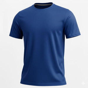 Comfort Men's Casual Blank <b>100</b>% <b>Polyester</b> Breathable Performance T-<b>Shirt</b> for Active Lifestyle Wear - Product Image 1