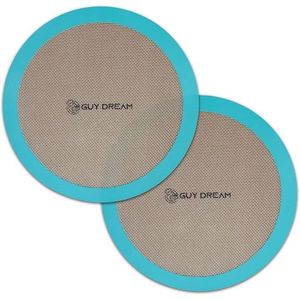 Set di 2 Tappetini da Forno Rotondi in Silicone Flessibile da 30 cm, Antiaderenti e Resistenti al Calore fino a 240°C per Pizze Grandi, Torte e Pasticcini - Product Image 1