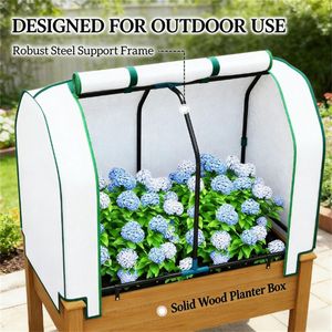 Brown Outdoor <b>Vegetable</b> and Fruit Planting Box for Flower Pots & <b>Planters</b> - Product Image 3