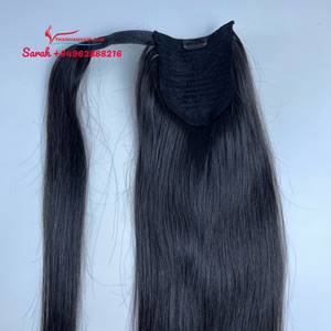 Queue de cheval vietnamien cheveux humains 100% cheveux bruts couleur naturelle de très haute qualité, cheveux raides meilleur prix - Product Image 2