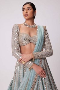 <b>Presenting</b> You Most Beautiful Latest Designer Lehenga Collection Premium Rangoli Silk Embellished With Beautiful Embroidery - Product Image 3