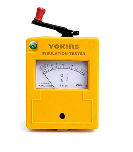 Testeur d'isolation manuel haute performance Yokins 500V 500MOhm |   Haute précision |   Protection IP55 |   Garantie d'un an |   Lourd - Product Image 1