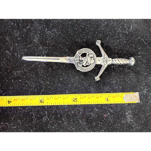 เข็มกลัดสก็อตแบบดั้งเดิมรูปสิงโตดุร้าย สีเงิน สำหรับติดเสื้อคลุมหรือกิลท์ ขายดีที่สุด รับผลิตตามสั่ง ขายส่ง ปี 2026 - Product Image 2