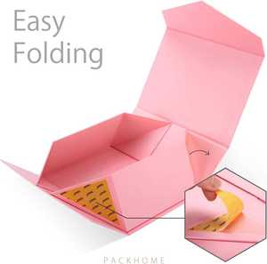 Caja de Regalo Magnética Rosa de Cartón Rígido de Lujo de 10 x 6 x 3 Pulgadas para Regalos, Empaque Minorista y Cajas de Regalo al por Mayor - Product Image 6