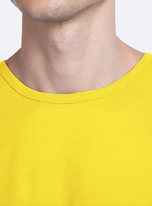 Camiseta sin Mangas Amarilla para Hombre, Cuello Redondo, Estampado de Dibujos Animados, Informal, Tejida, Transpirable, de Algodón - Product Image 6