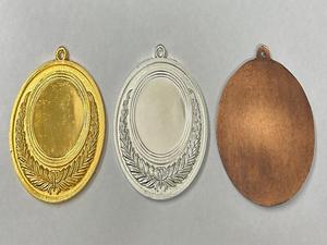 Medalla en Blanco de Bronce Plateado en Oro al por Mayor con Logotipo Personalizado para Premios de Campeonatos de Maratón, Fútbol y Críquet - Product Image 4