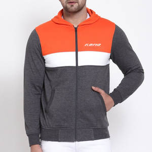 Sweat à capuche zippé pour homme, décontracté, avec poches, idéal pour le sport quotidien - Product Image 1