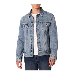 เสื้อแจ็คเก็ตผู้ชายสไตล์คลาสสิค ผ้าเดนิมพรีเมียม ติดกระดุมด้านหน้า เสื้อโค้ทลำลอง สไตล์สตรีทสำหรับผู้ชาย - Product Image 1