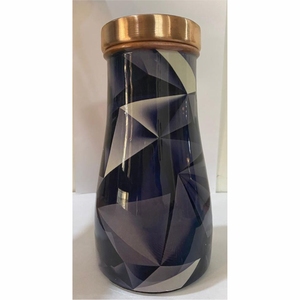 Juego de Botellas de Agua de Cobre Impresas a Mano de 1000 ml con 2 Vasos, Juego de Botellas de Cobre Puro Ayurvédico a Prueba de Fugas OEM - Product Image 3
