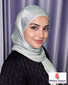 Pañuelo Hijab Personalizado Zimmy Choo, Pañuelo para la Cabeza con Sensación de Seda Premium, Suave, Fabricante Textil de Etiqueta Privada OEM ODM en India - Product Image 6