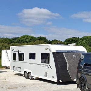 Caravane de luxe pour 4 à 6 personnes, caravane moderne 4x4, mini caravane de voyage, douche, cuisine, acier inoxydable - Product Image 4