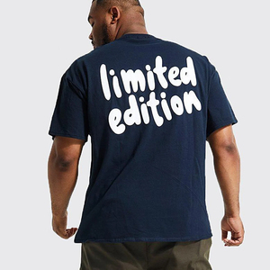 T-shirt pour homme de style personnalisé, confortable et de qualité supérieure, couleur unie, imprimé sur le devant, 100% coton, respirant - Product Image 1