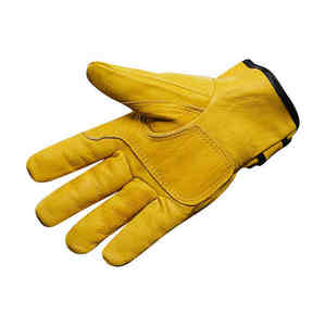 Gants de conduite de haute qualité, gants de travail en cuir blanc, gants en cuir de chèvre du Pakistan - Product Image 5