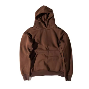 เสื้อฮู้ดผู้ชาย ผ้าฝ้ายฟลีซ 100% ระบายอากาศได้ดี สีพื้น สวมใส่สบาย ทรงปกติ น้ำหนัก 300 กรัม เหมาะสำหรับใส่ในฤดูหนาว - Product Image 5