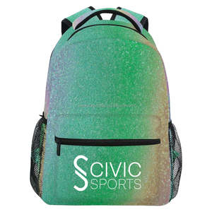 Mochila Vintage Impermeable con Brillantina, Cierre de Cremallera, Forro de Poliéster, Logotipo Personalizado para Equipos de Animación, Estudios de Danza, Clubes de Porristas - Product Image 4