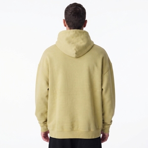 Men Acid Wash <b>Oversized</b> Pullover <b>Fleece</b> <b>Hoodie</b> with Front Pocket Custom Logo Winter Streetwear 100% Cotton Eco-Friendly - Product Image 4